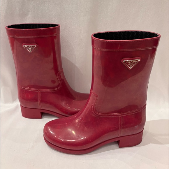 Prada Rainboots - Picture 1 of 7